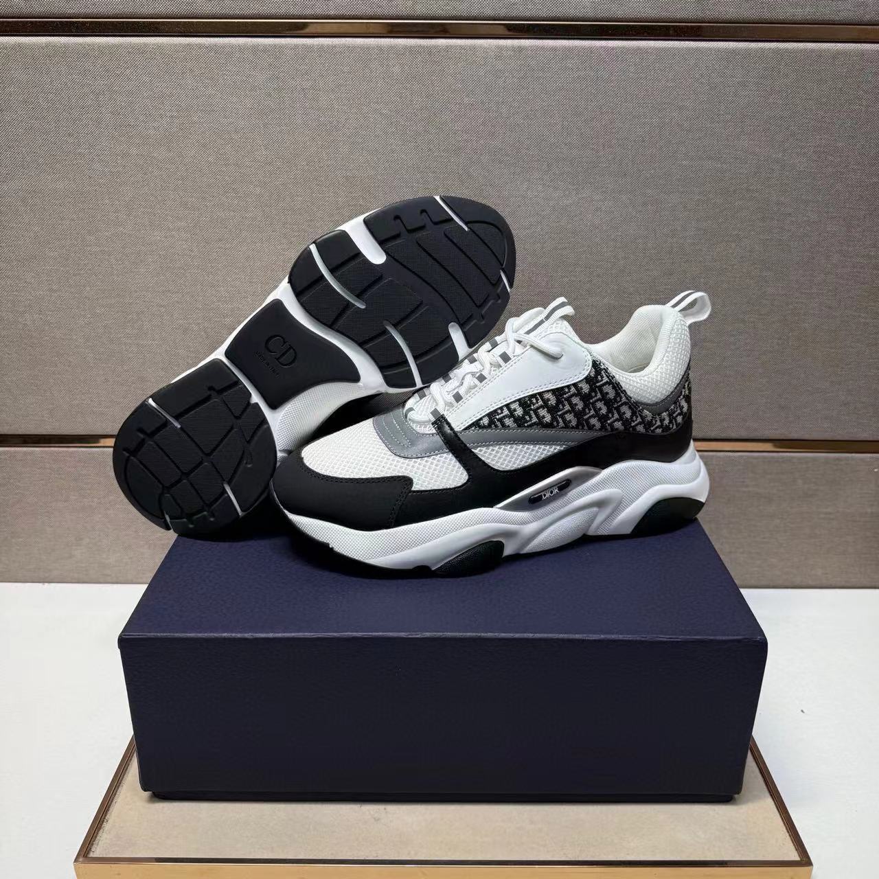 Dior B22 – Blanco / Negro