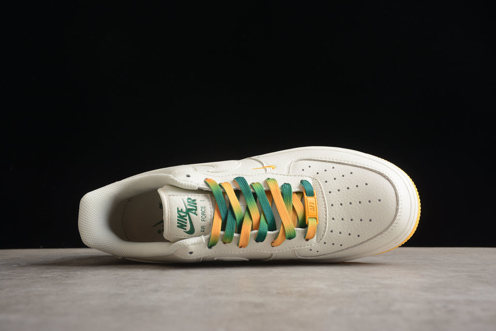 Nike Air Force 1 Low – Blanco / Amarillo / Verde