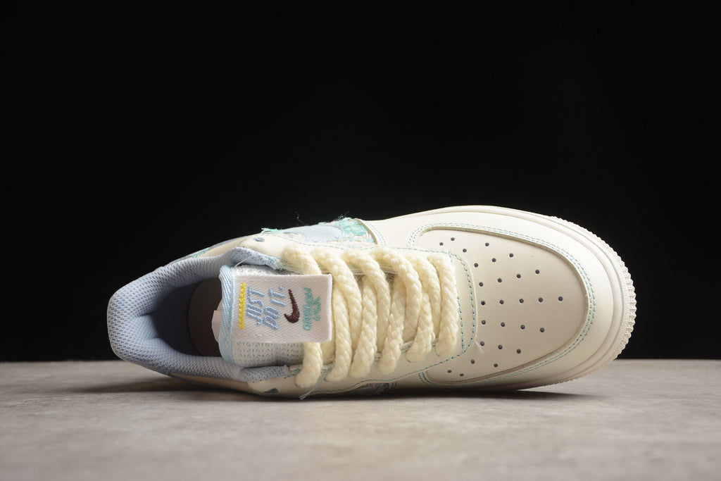 Air Force 1 Low – Beige / Azul