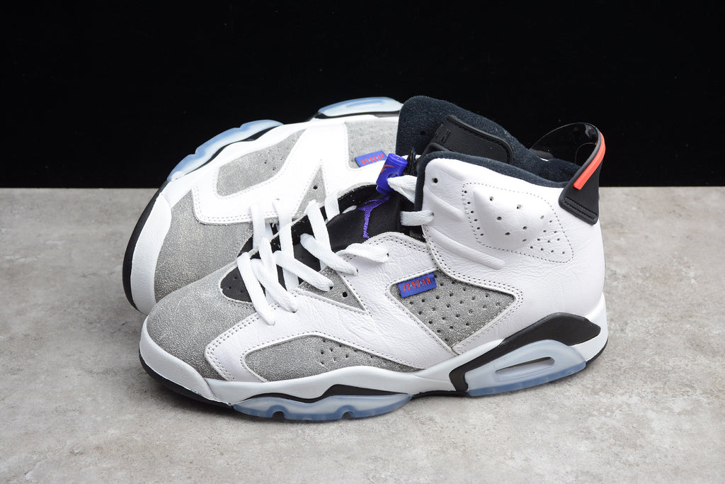 Air Jordan 6 – Blanco / Gris