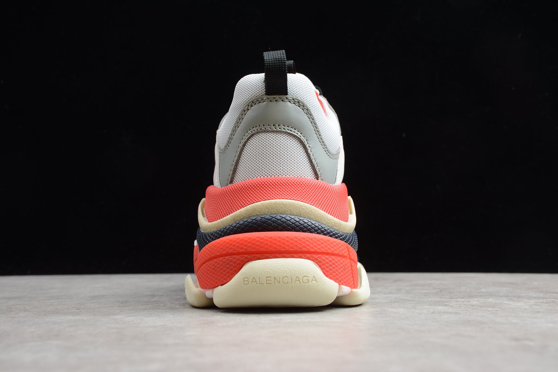 Balenciaga Triple S – Gris / Rojo