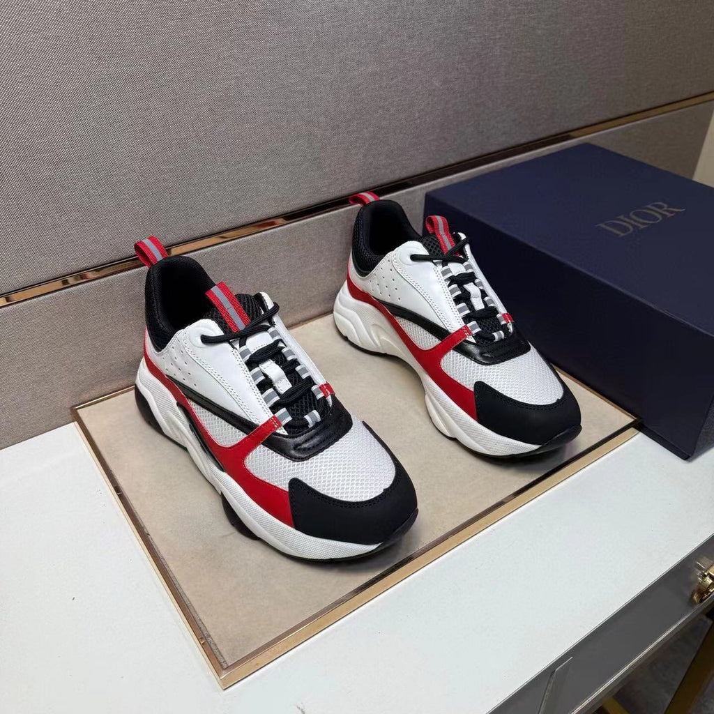 Dior B22 – Blanco / Rojo
