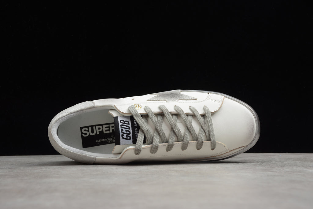 Golden Goose Super Star – Blanco / Plata