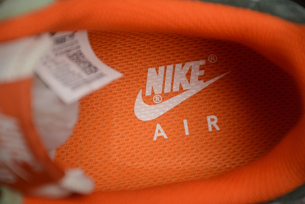 Air Force 1 Low – Verde / Gris / Naranja