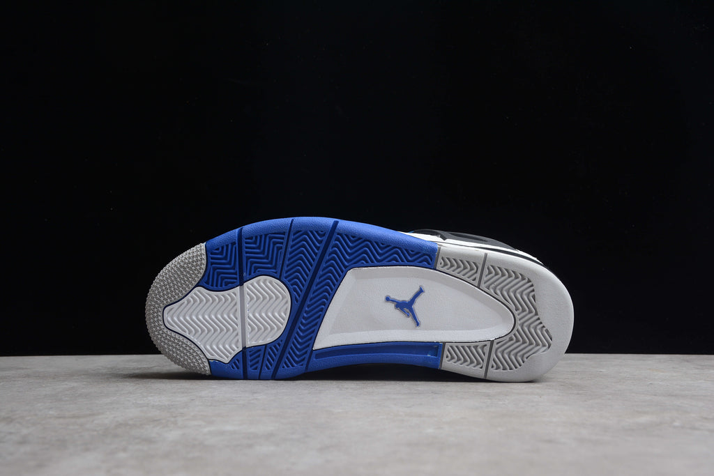 Air Jordan 4 – Blanco / Azul