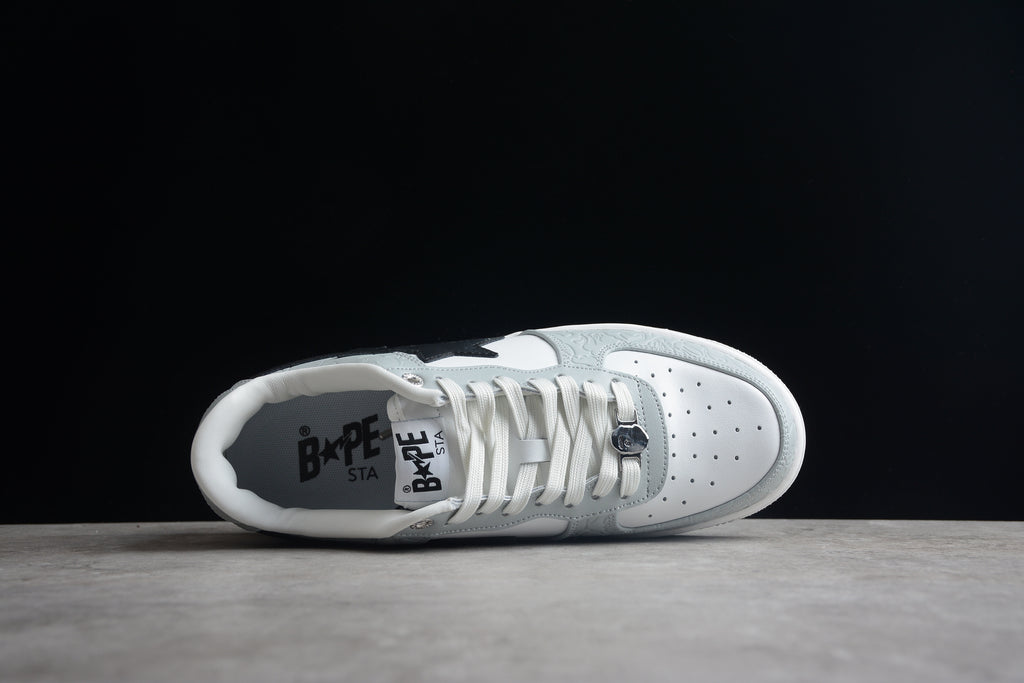 BAPE STA – Gris / Blanco / Negro