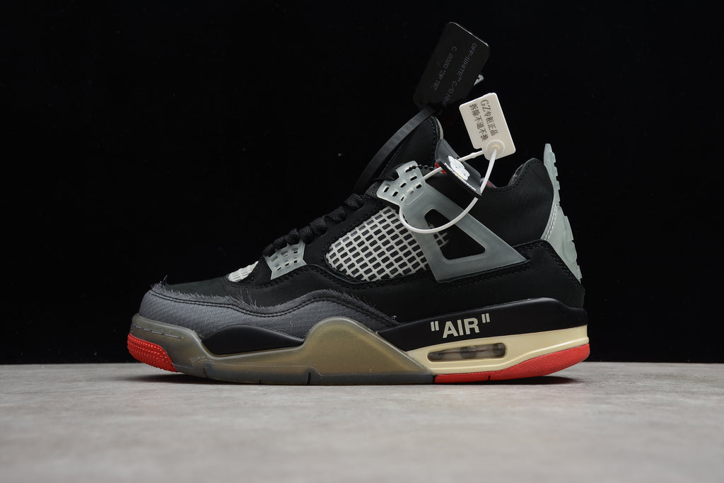 Air Jordan 4 – Negro / Gris / Beige