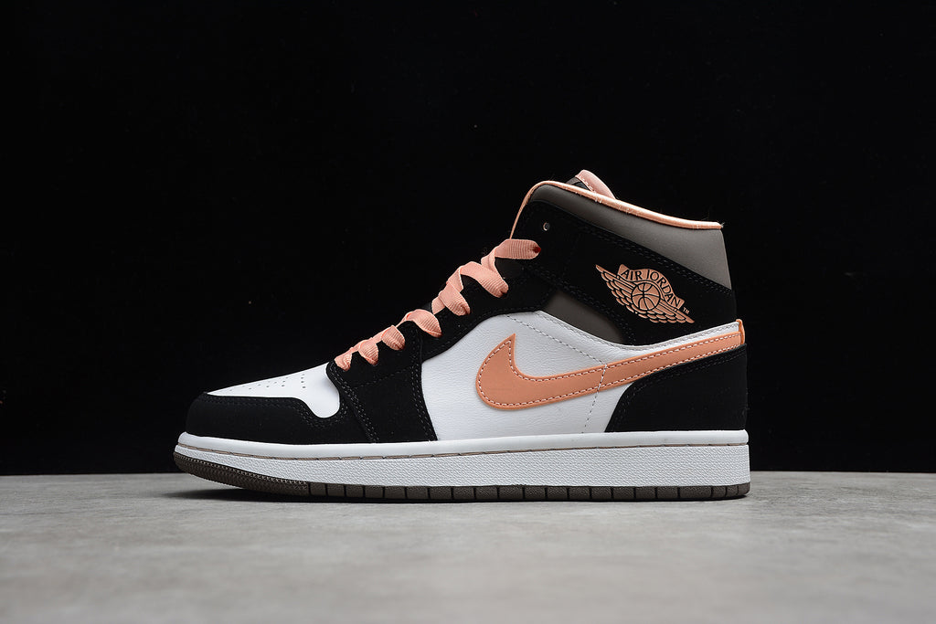 Air Jordan 1 Mid – Negro / Rosa