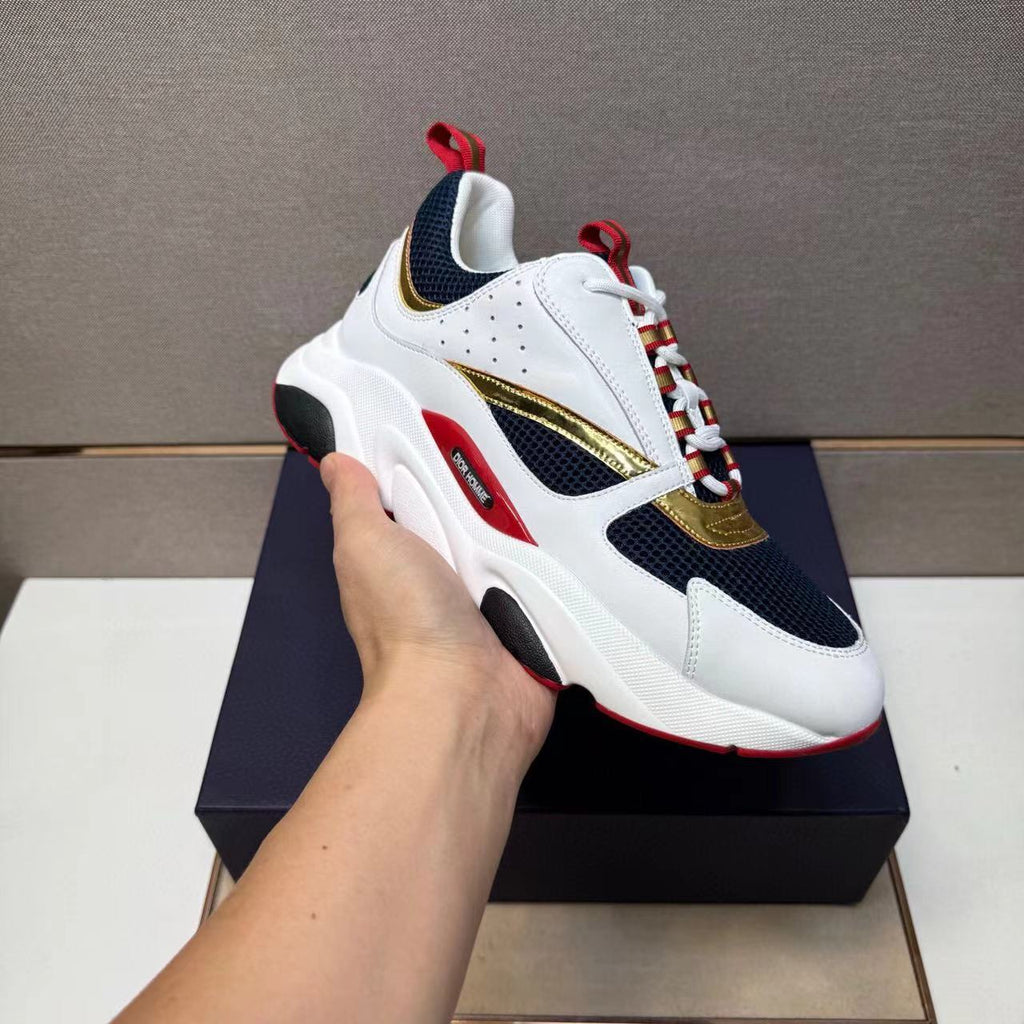 Dior B22 – Blanco / Rojo / Dorado