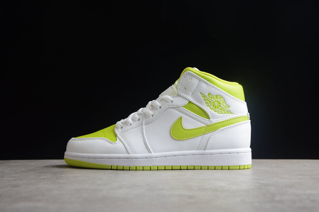 Air Jordan 1 Mid – Amarillo / Blanco