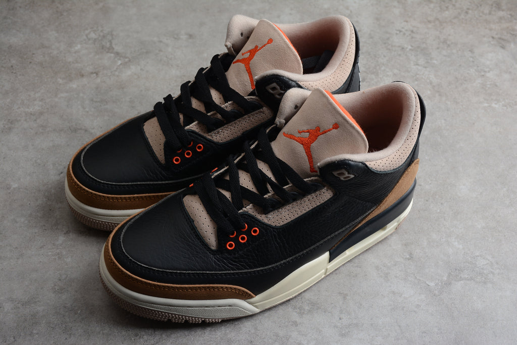 Air Jordan 3 – Negro / Marrón