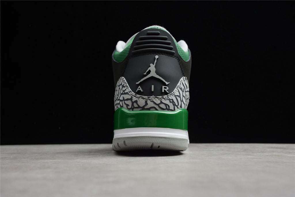 Air Jordan 3 – Negro / Verde