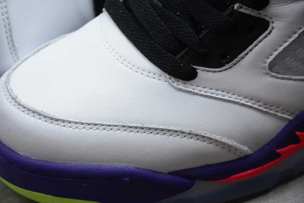 Air Jordan 5 – Blanco / Azul