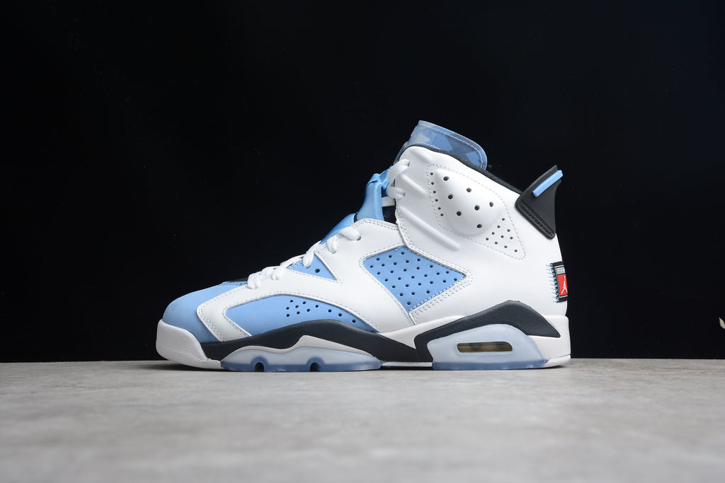 Air Jordan 6 – Blanco / Azul