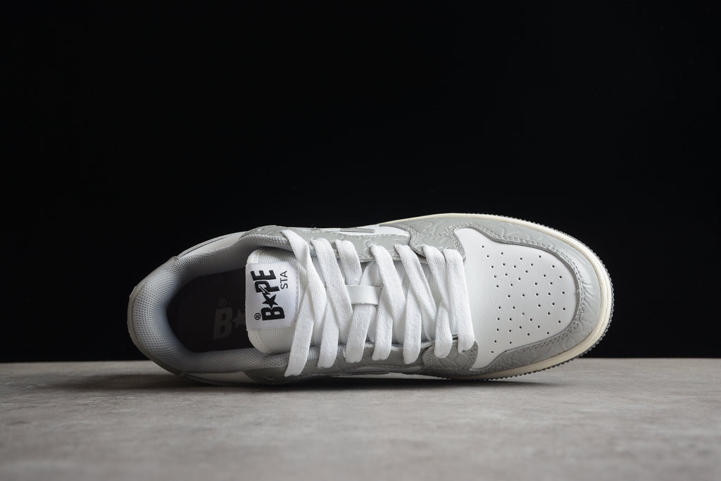 BAPE STA – Gris / Blanco