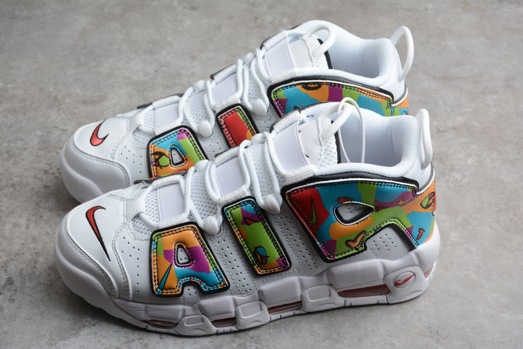 Air More Uptempo – Blanco Toticolor