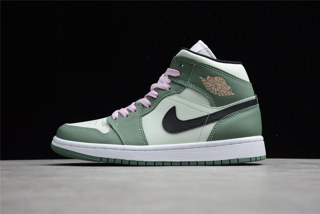 Air Jordan 1 Mid – Verde / Rosa