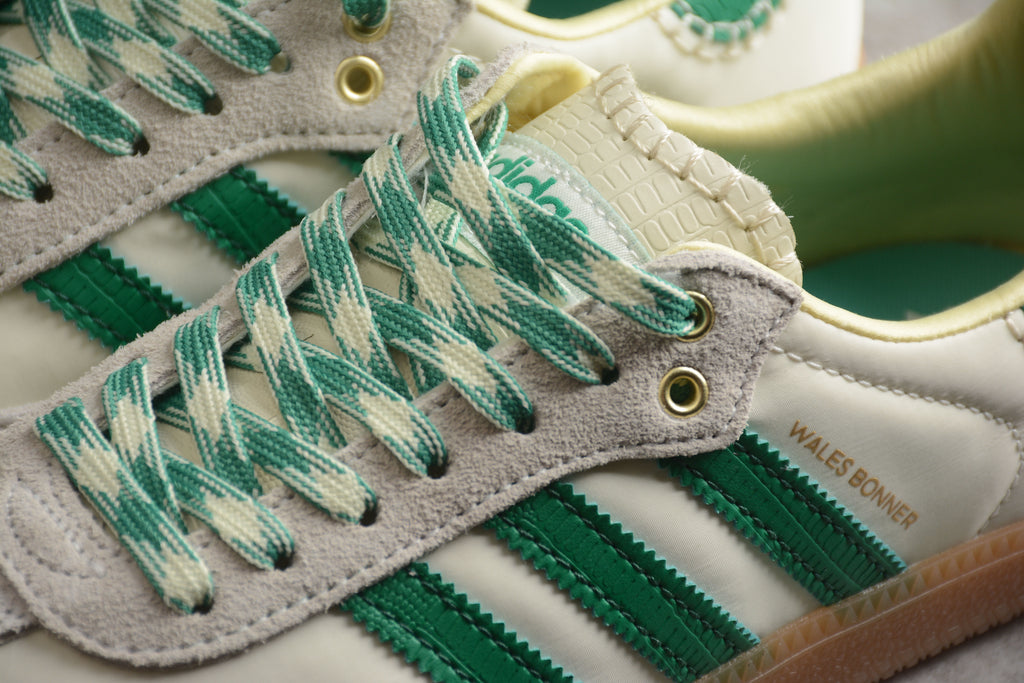 Adidas Samba – Gris / Verde