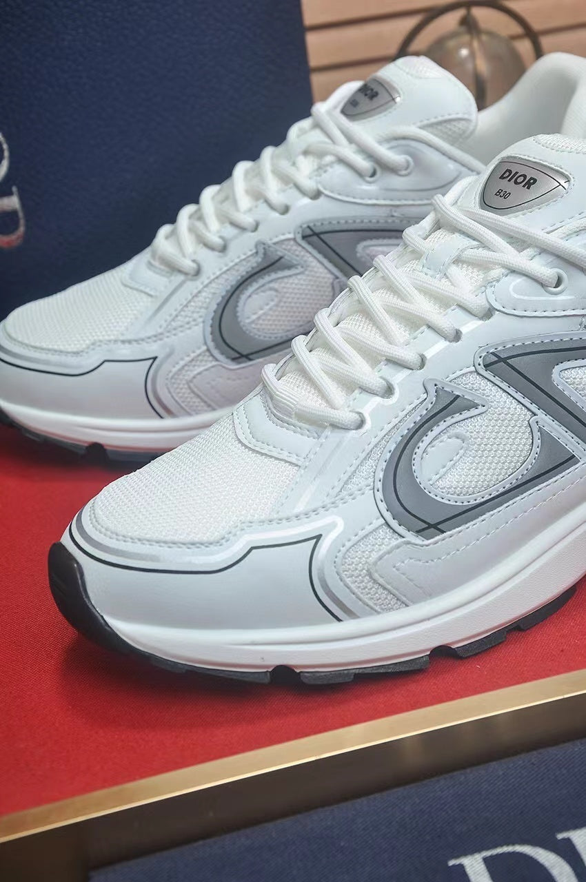 Dior B30 – Blanco / Gris