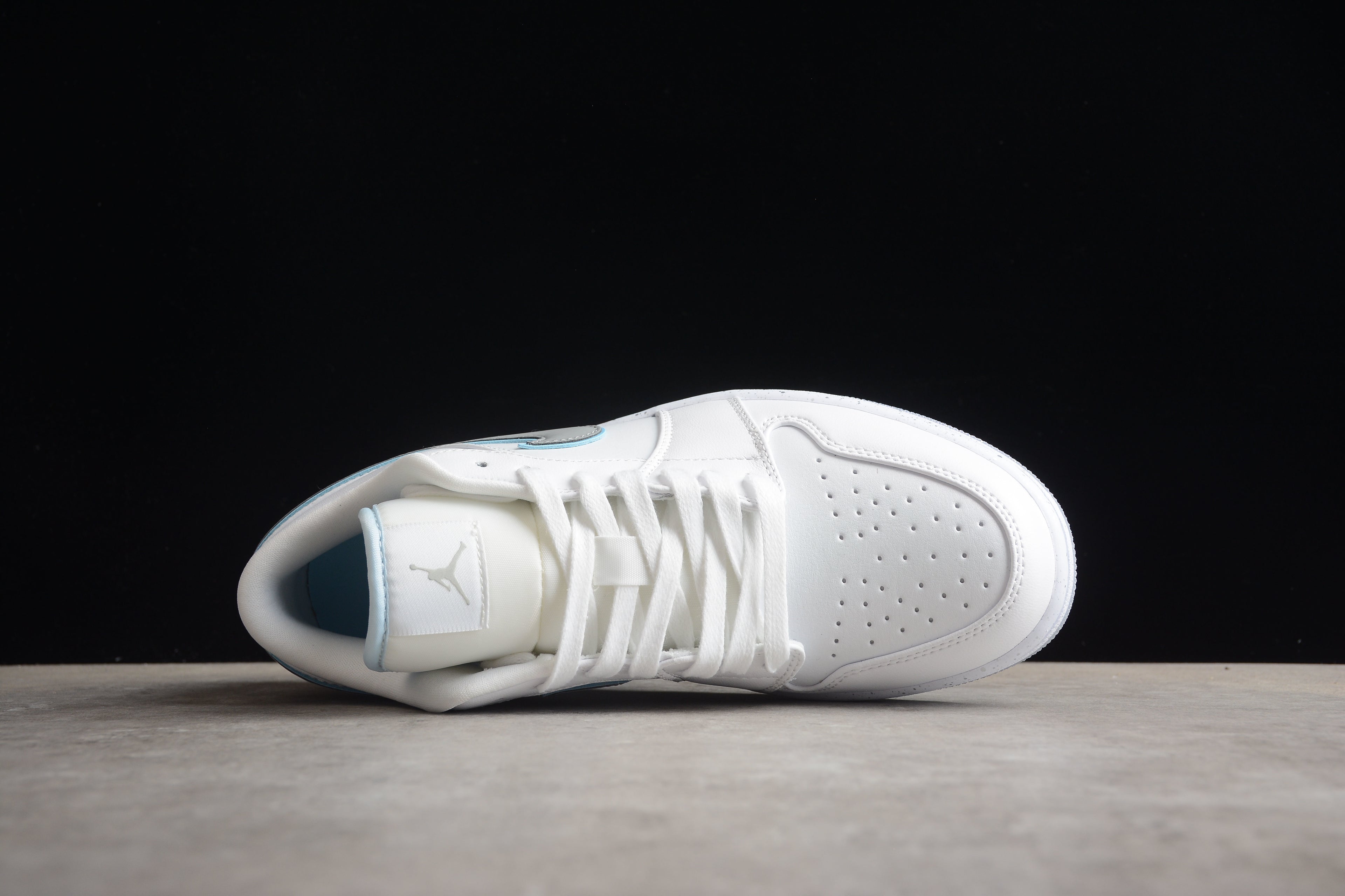 Jordan 1 Low – Blanco / Gris