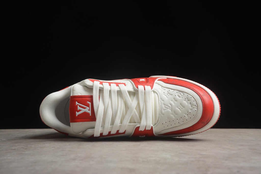Louis Vuitton Trainer Low – Rojo / Blanco