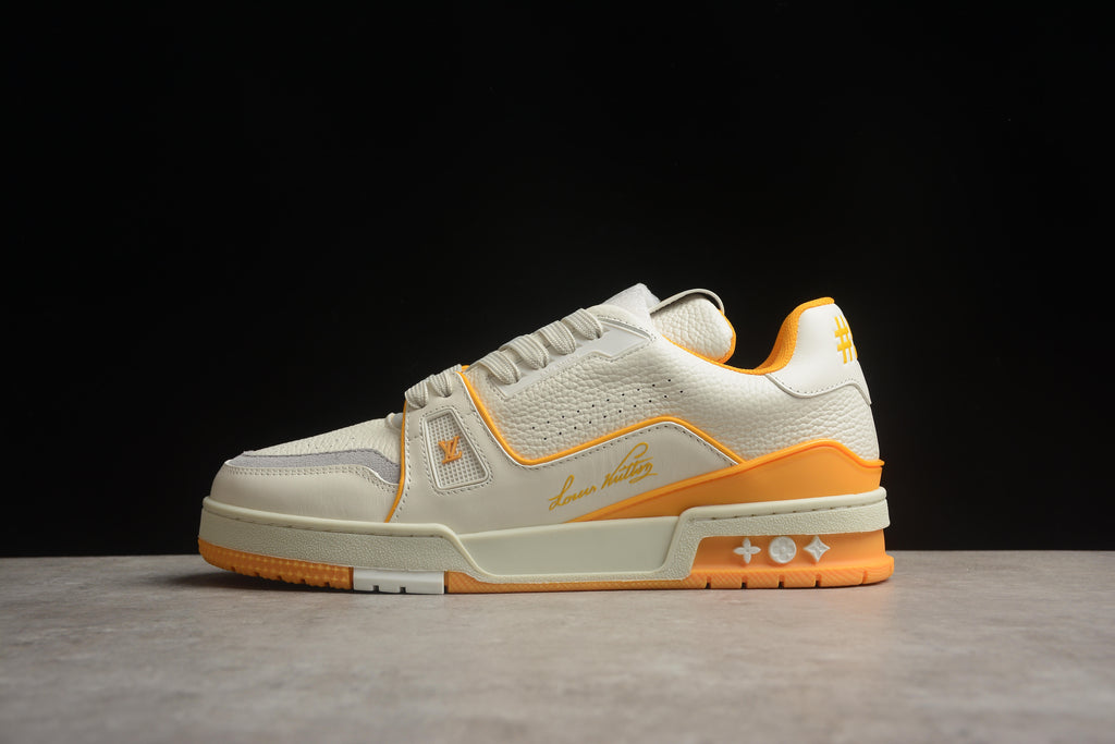 Louis Vuitton Trainer Low – Blanco / Amarillo