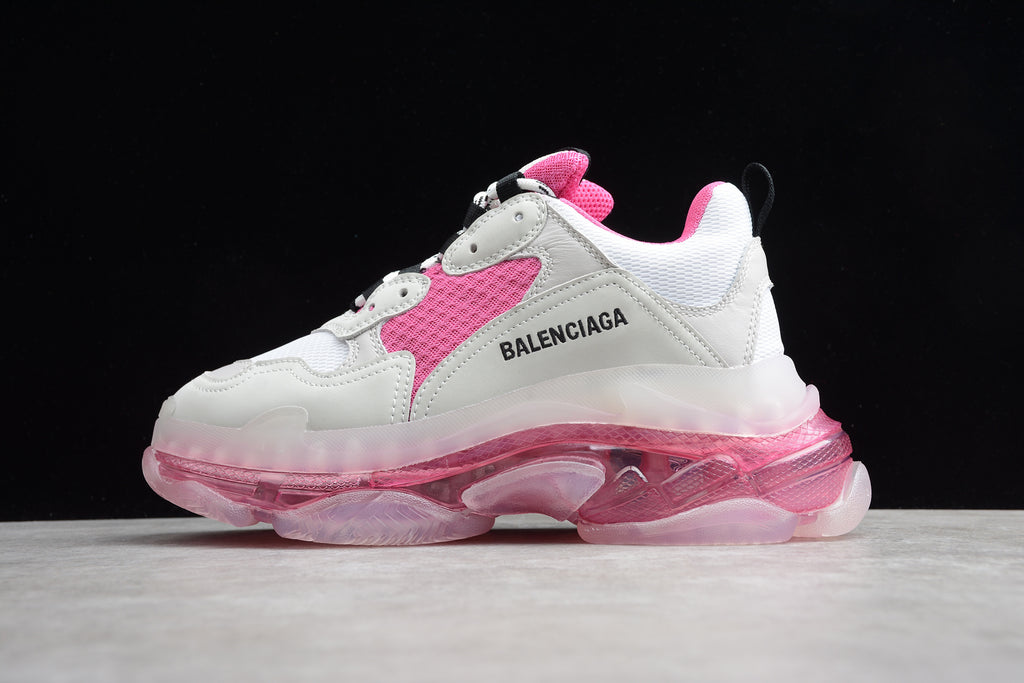 Balenciaga Triple S – Blanco / Rosa