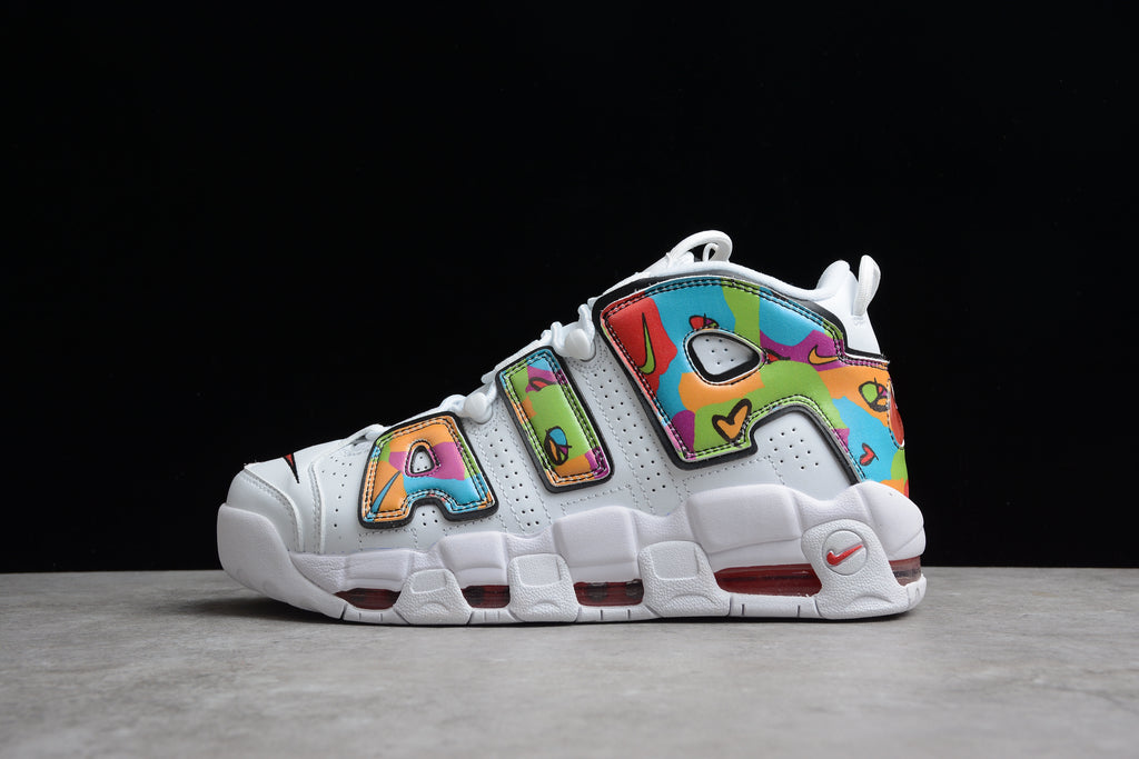 Air More Uptempo – Blanco Toticolor