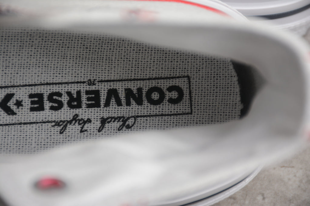 Converse Chuck 70 – Blanco / Rojo