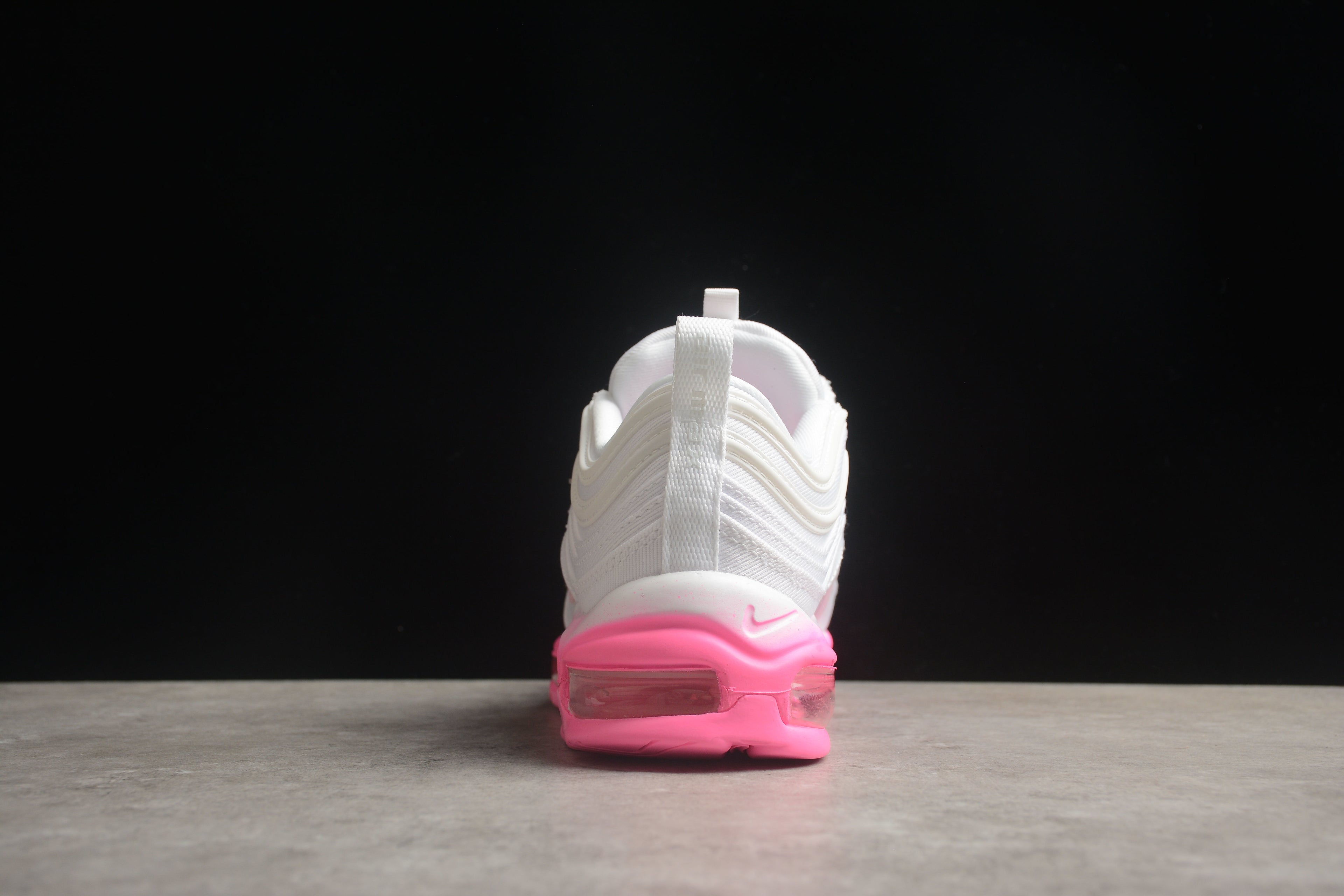 Air Max 97 – Blanco / Suela Rosa