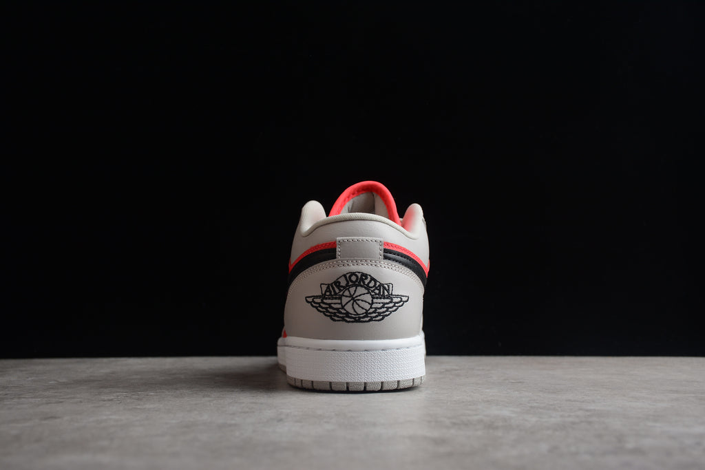 Jordan 1 Low – Rojo / Gris