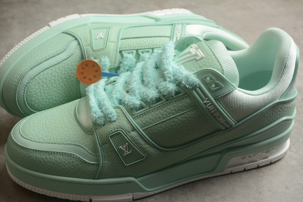 Louis Vuitton Trainer Low – Turquesa