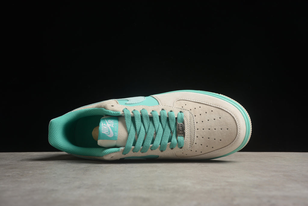 Air Force 1 Low – Gris / Turquesa