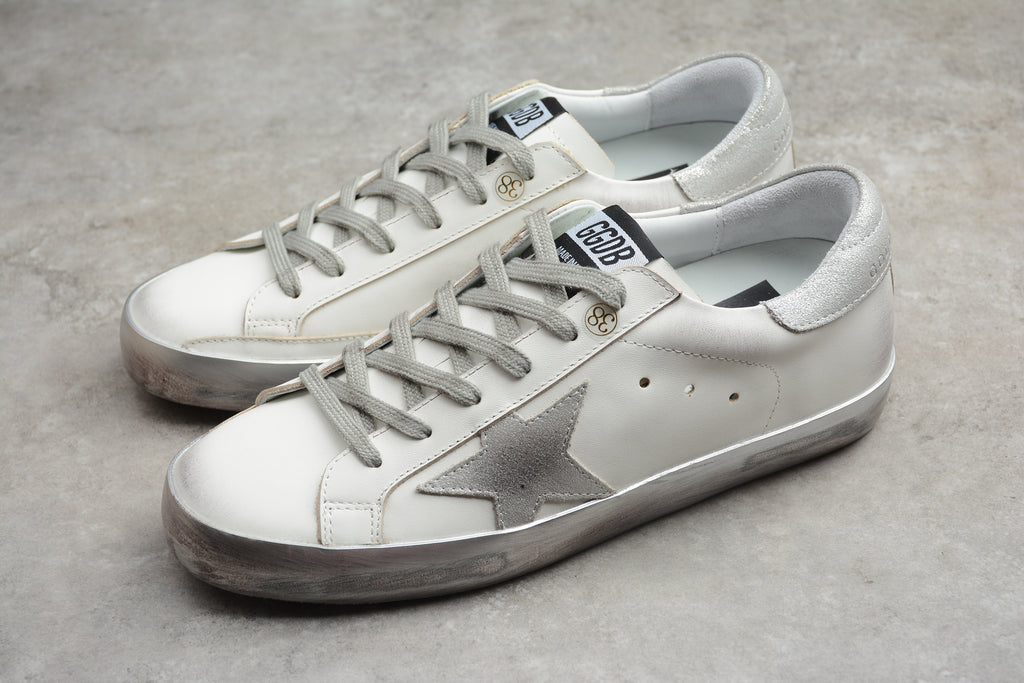 Golden Goose Super Star – Blanco / Plata