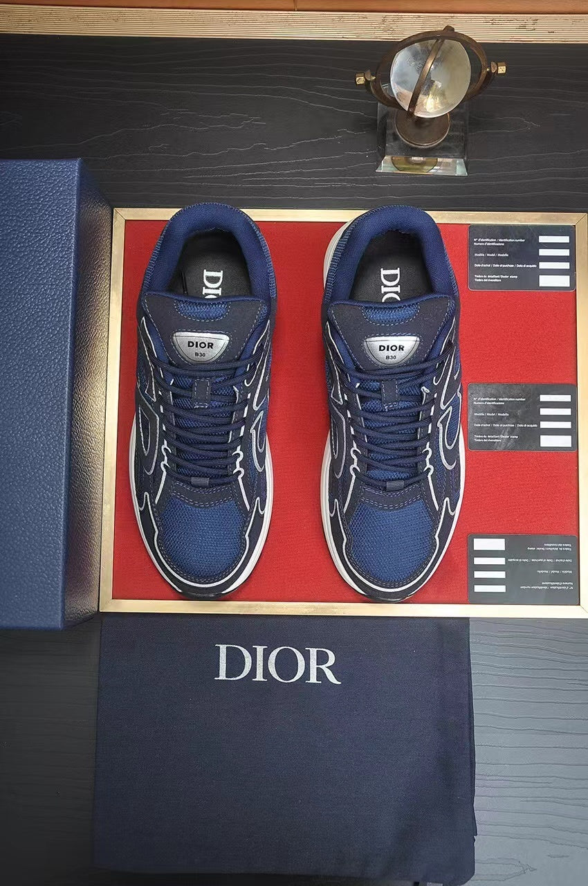 Dior B30 – Azul Oscuro / Blanco
