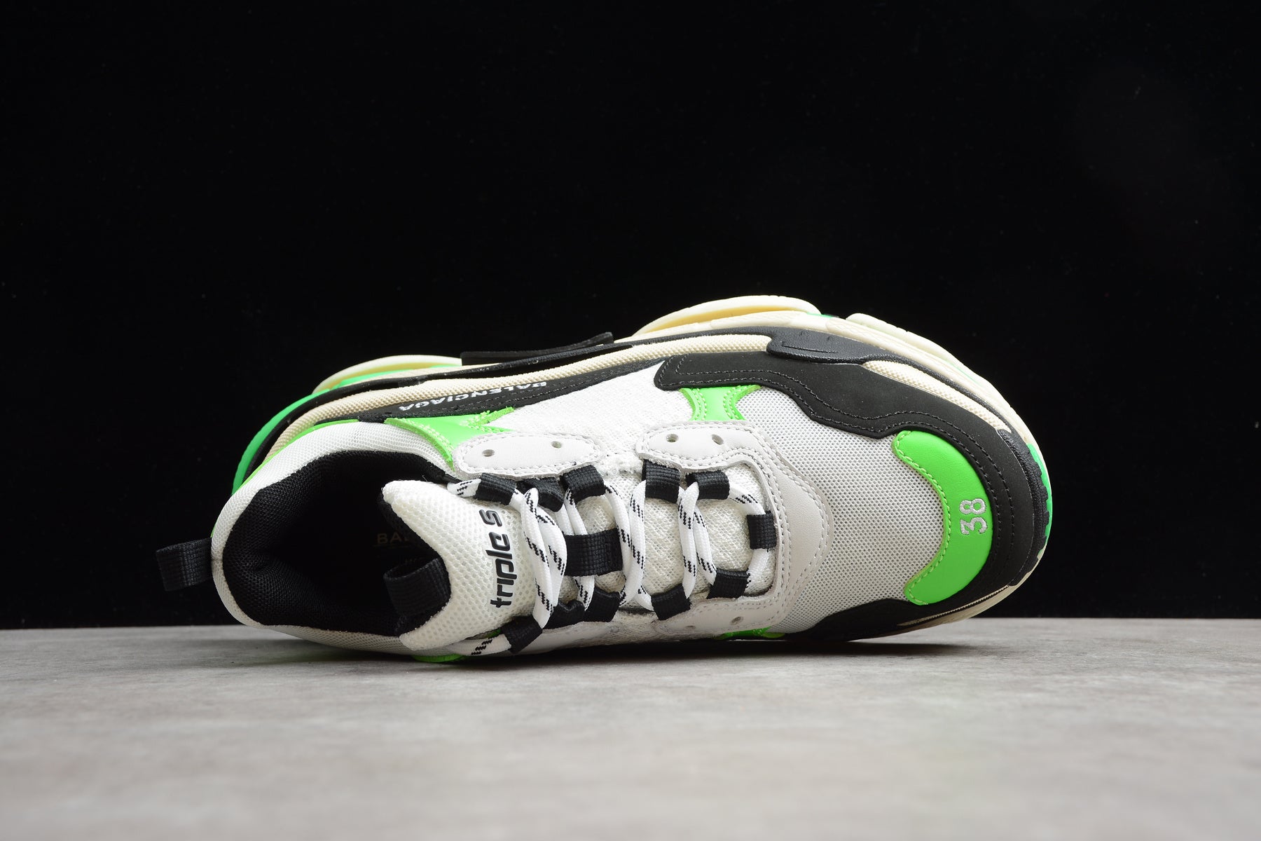 Balenciaga Triple S – Blanco / Verde
