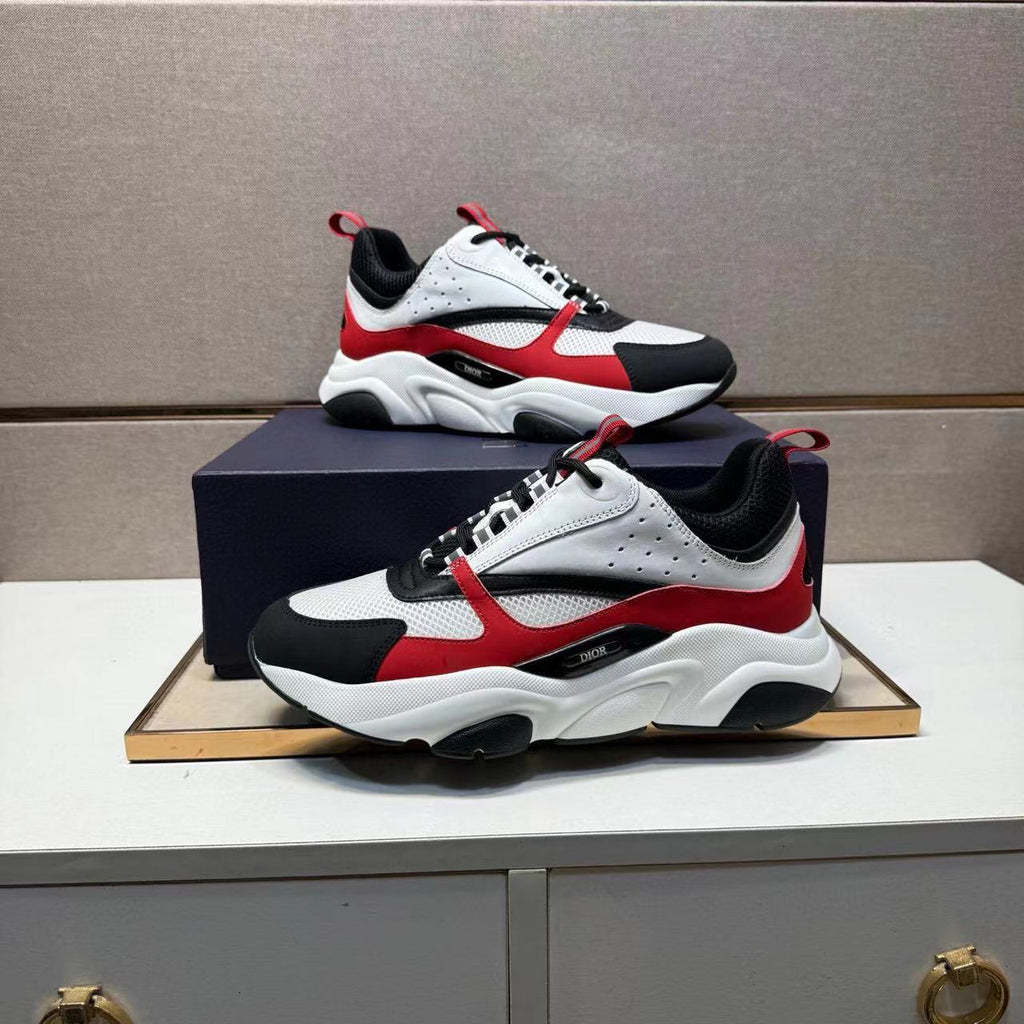 Dior B22 – Blanco / Rojo