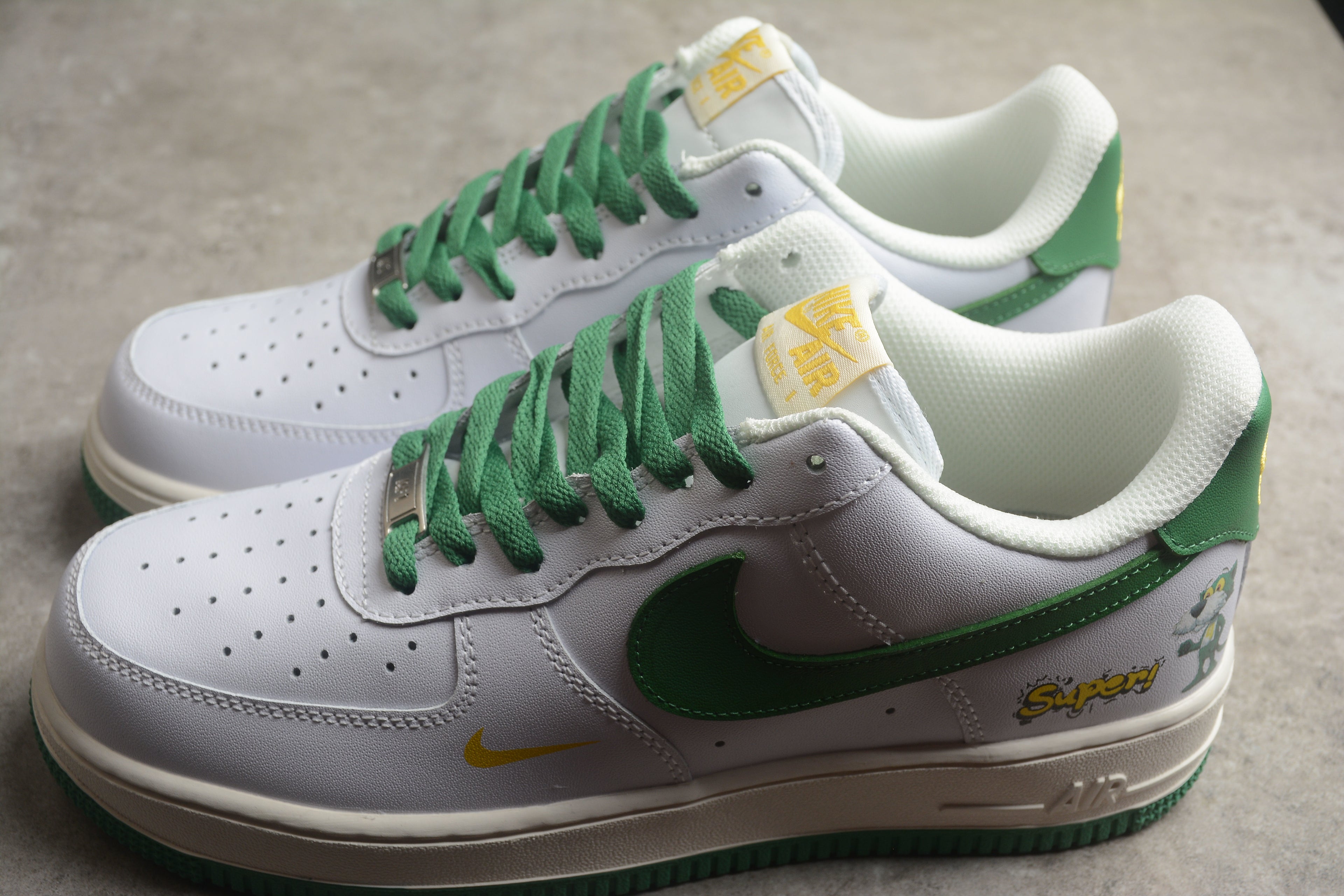 Air Force 1 Low – Gris / Verde Claro