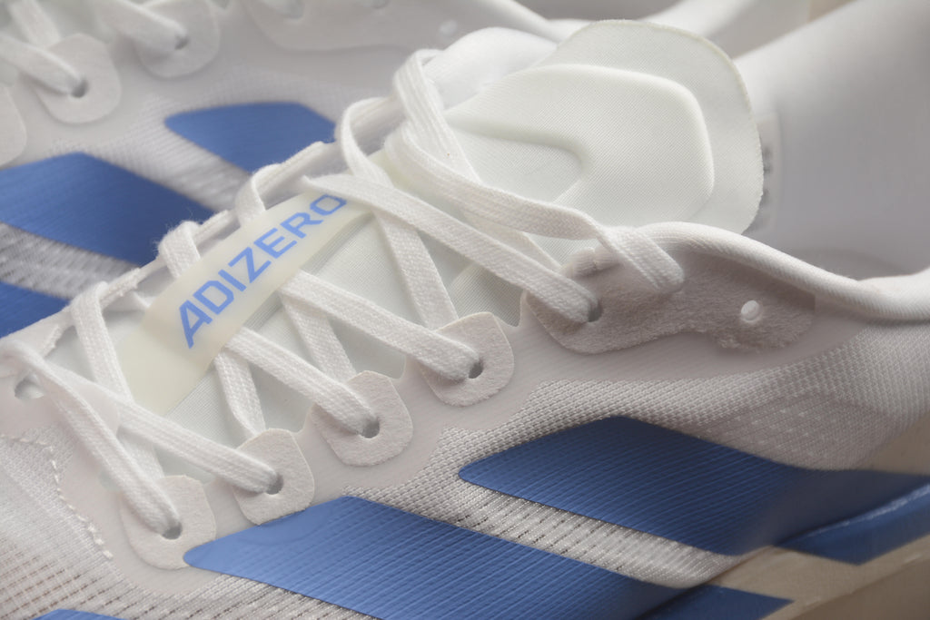 Adidas Adizero Evo SL – Blanco / Azul
