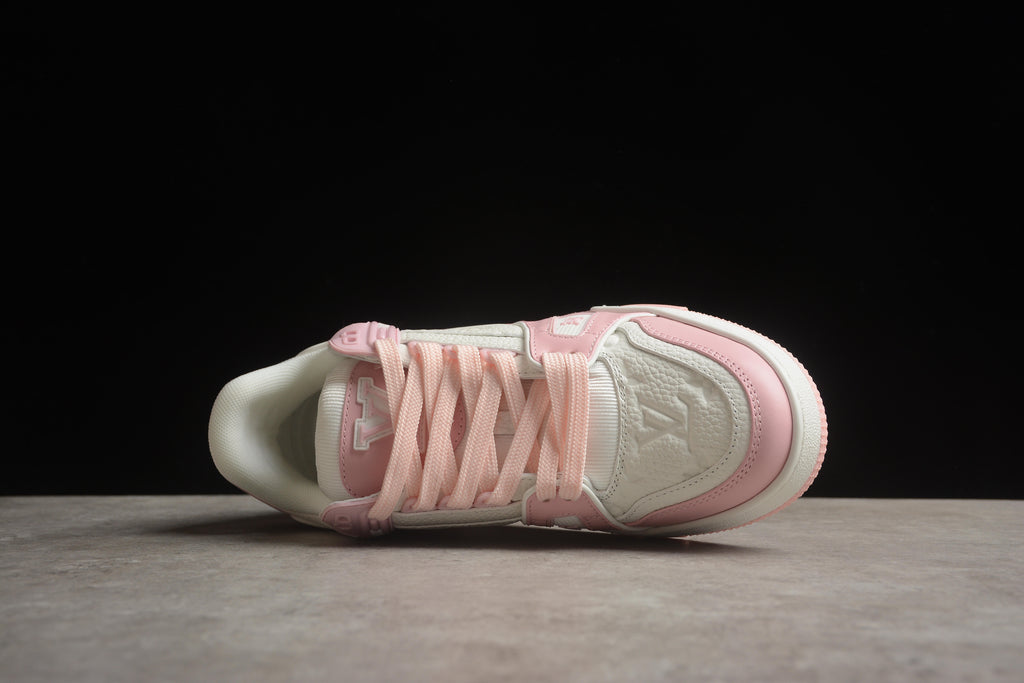 Louis Vuitton Trainer Low – Rosa Claro / Blanco