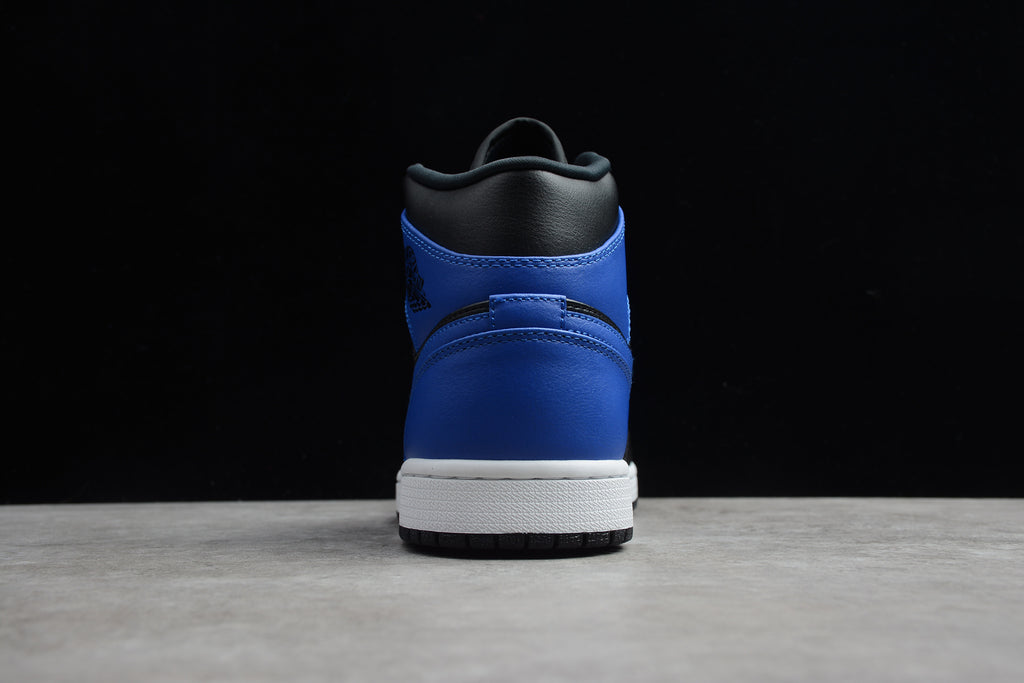 Air Jordan 1 Mid – Negro / Azul Oscuro