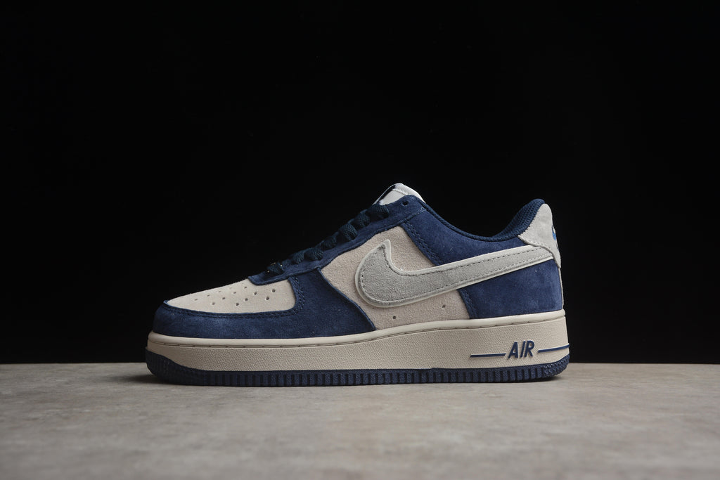 Air Force 1 Low – Azul / Gris / Piel