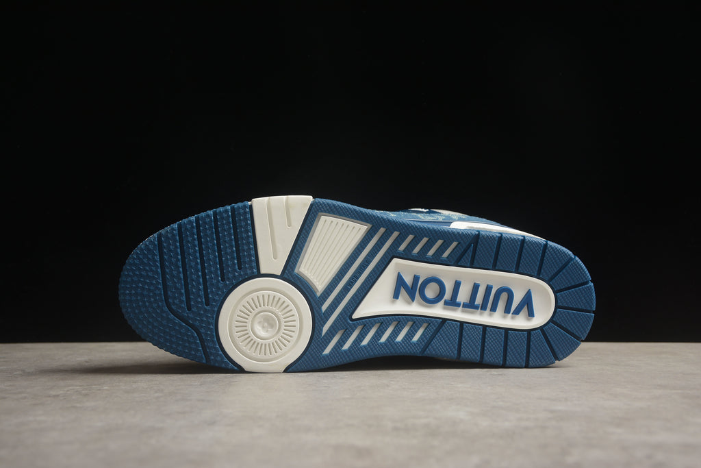 Louis Vuitton Trainer Low – Azul / Blanco