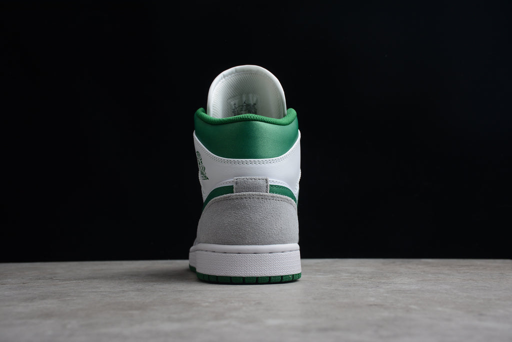 Air Jordan 1 Mid – Gris / Verde