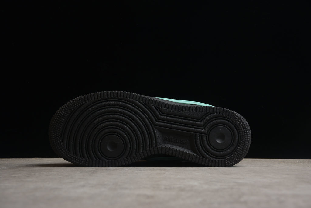 Air Force 1 Low – Full Negro / Turquesa