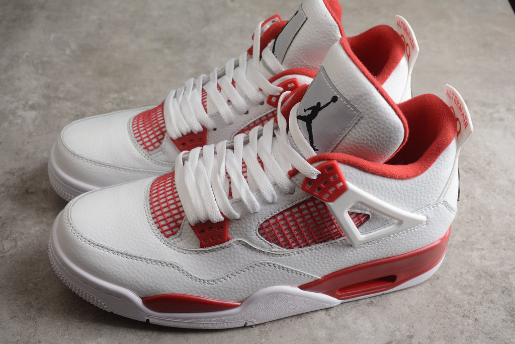 Air Jordan 4 – Blanco / Rojo