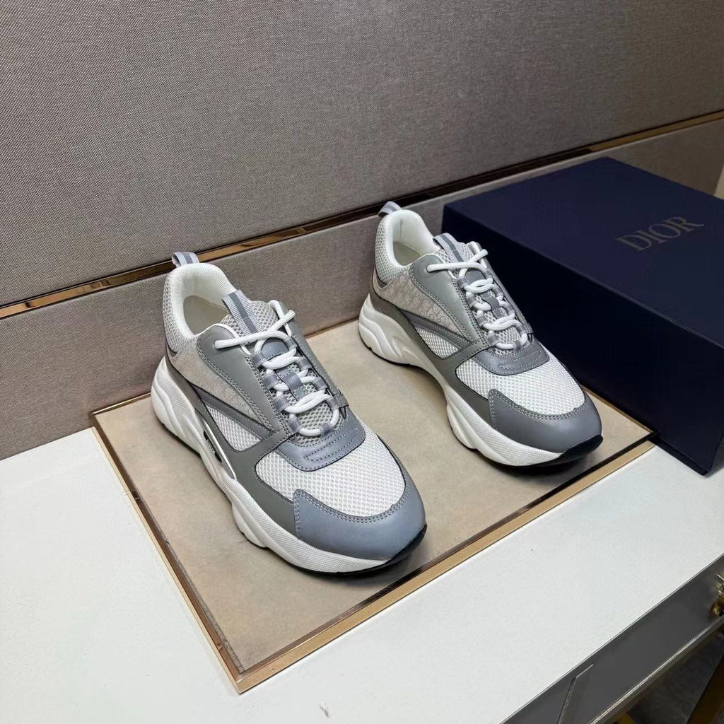Dior B22 – Gris / Blanco