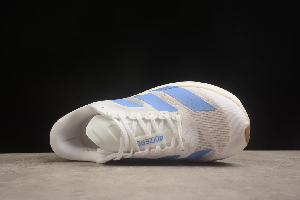 Adidas Adizero Evo SL – Blanco / Azul