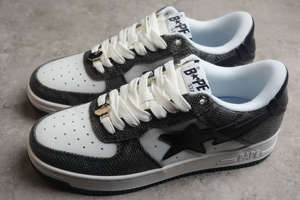 BAPE STA – Negro / Blanco Serpiente