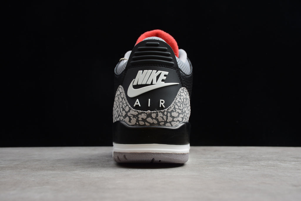Air Jordan 3 – Negro / Gris